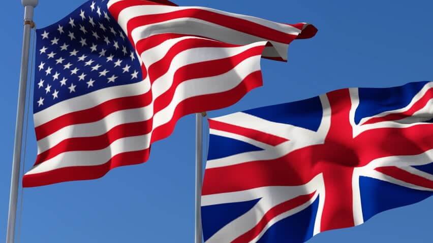 Amerika ve İngiltere'de yurtdışı eğitim bayrakları